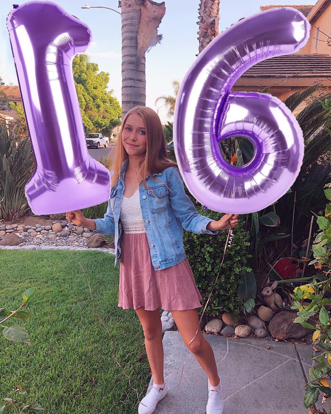 Enyeopd 14th Birthday Balloon - 40in Purple Number Balloons for Birthdays, Anniversaries, Graduation, and Weddings