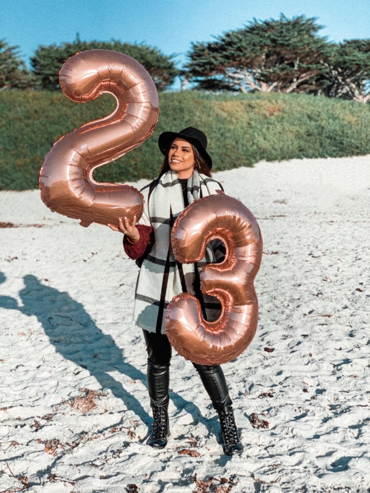 Enyeopd Rose Gold 30th Birthday Balloons – 30 Number Balloons for Any Celebration