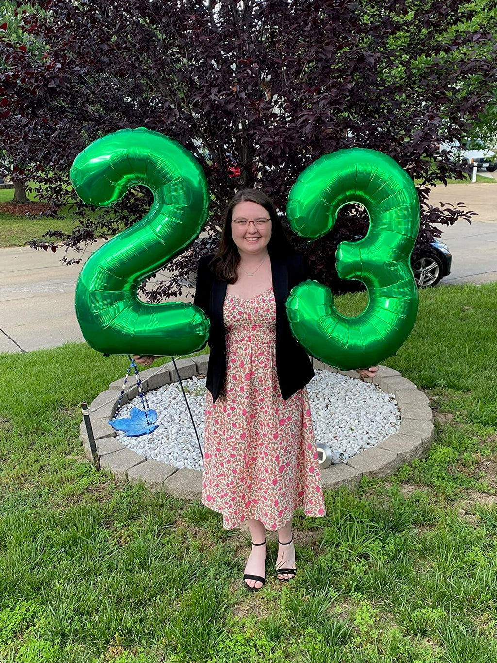 Enyeopd 40-Inch Number Balloons – 6th & 7th Birthday Decor, Milestone Numbers for 6th, 16th, 26th, 60th, 2026 Celebrations