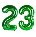 Enyeopd Big 23 Balloons — 40 Inch Dark Green Number Balloons for Party, Photo Prop, Wedding