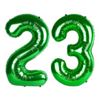 Enyeopd Big 23 Balloons — 40 Inch Dark Green Number Balloons for Party, Photo Prop, Wedding