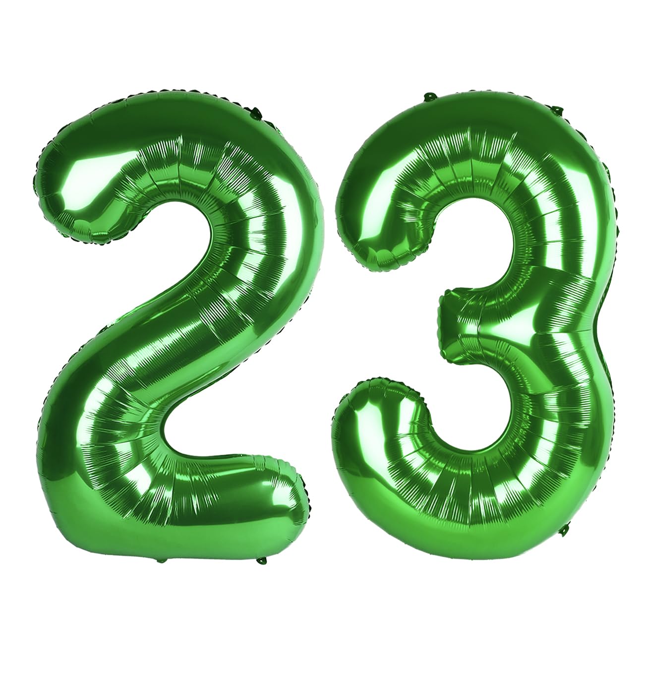 Enyeopd Big 23 Balloons — 40 Inch Dark Green Number Balloons for Party, Photo Prop, Wedding