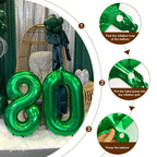 Enyeopd 40-Inch Number Balloons – 6th & 7th Birthday Decor, Milestone Numbers for 6th, 16th, 26th, 60th, 2026 Celebrations