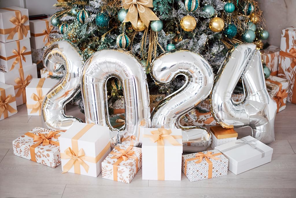Enyeopd Silver Balloon Number 14 – 40 Inch Birthday & Celebration Balloons