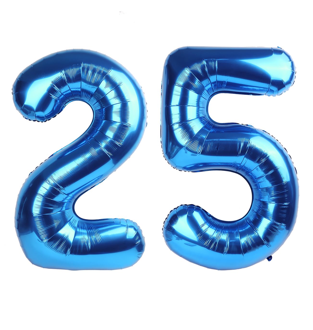 Enyeopd Number 25 Balloons – 40-Inch Dark Blue Milestone Birthday Decor
