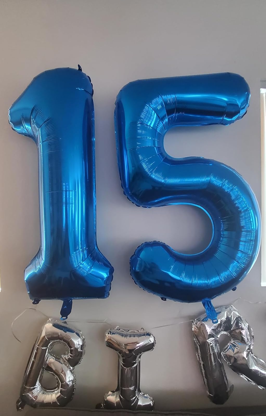 Enyeopd Number 25 Balloons – 40-Inch Dark Blue Milestone Birthday Decor