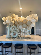 Enyeopd 8th Balloon 40 Inch Cream – Number Balloons for Birthdays, Weddings & Milestones
