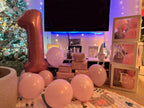 Enyeopd 40 Inch Number Balloons – Pearl Pink 10 | Large 40in Birthday & Anniversary Decor
