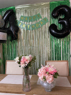 Enyeopd 40th Birthday Balloons – 40inch Black Number Balloons for Milestones | Party Decor for Women & Men