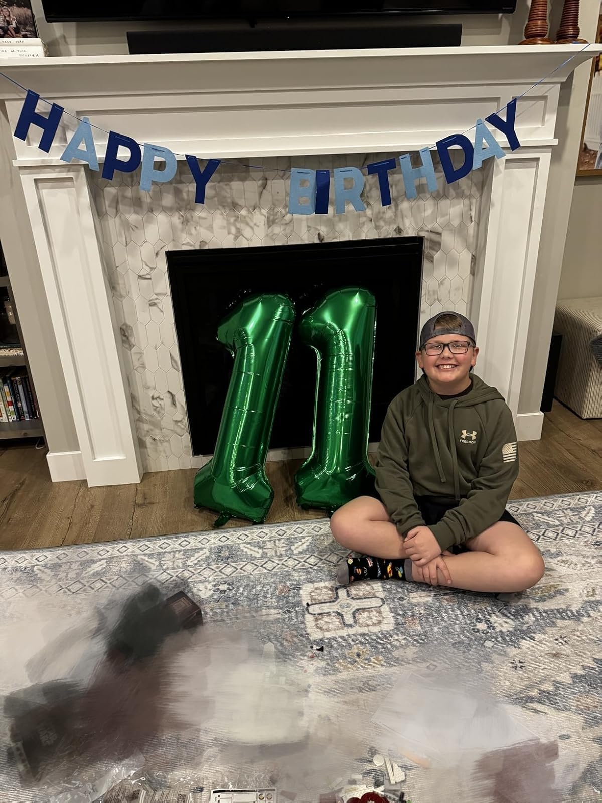Enyeopd 40-Inch Number Balloons – 6th & 7th Birthday Decor, Milestone Numbers for 6th, 16th, 26th, 60th, 2026 Celebrations