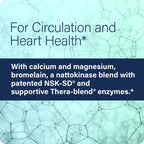 Enzyme Science Nattokinase Pro with NSK-SD – Organic, Vegan & Kosher Capsule for Cardiovascular & Circulatory Support | 60 Capsules