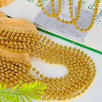 EOBOH 144Pcs Gold Mardi Gras Beads, 33-Inch Bead Necklaces – Bulk Party Accessories