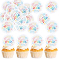Ercadio 48-Piece New Year 2026 Cupcake Toppers – Firework Picks for Cakes, Cookies & Desserts
