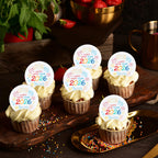 Ercadio 48-Piece New Year 2026 Cupcake Toppers – Firework Picks for Cakes, Cookies & Desserts