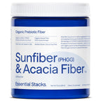 Essential Stacks Organic Sunfiber PHGG and Acacia Prebiotic Fiber 7.4 oz