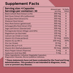 FIRSTORGANIC EstroEase Balance+ 2450mg – 17-in-1 Plant-Based Women’s Hormonal Balance