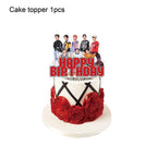 etel Like Stray Kids 5 Star Party Decorations – Banner, Cake Topper, Balloons & Cupcake Toppers