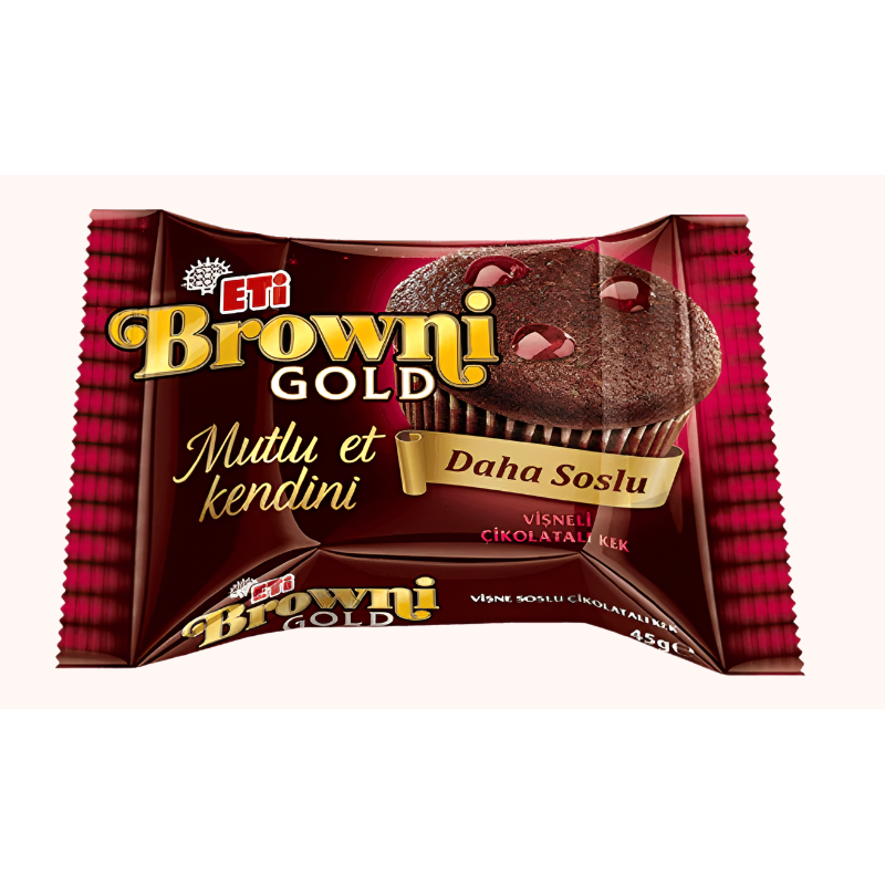 Eti Browni Gold Mini Chocolate Cakes Multipack, 9x45g