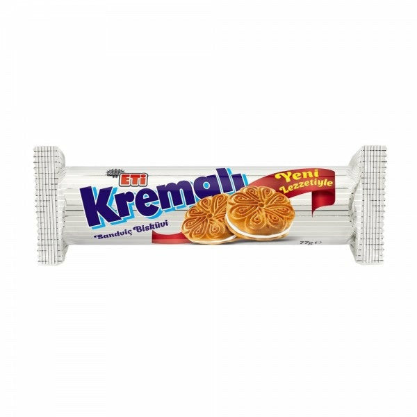 Eti Sandwich Biscuit with Cream Kremali Biskuvi 61g