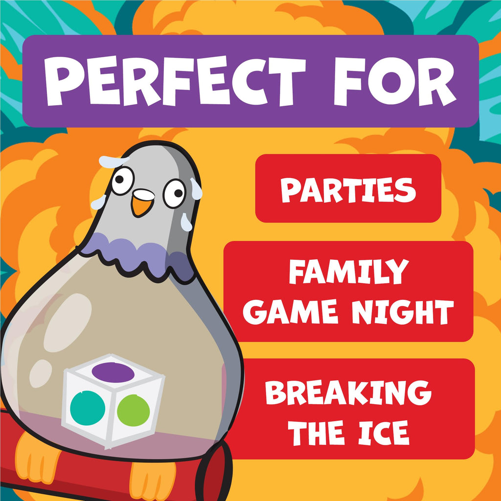 Exploding Kittens Exploding Pigeon – Fast-Paced Family Party Game for All Ages