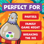 Exploding Kittens Exploding Pigeon – Fast-Paced Family Party Game for All Ages