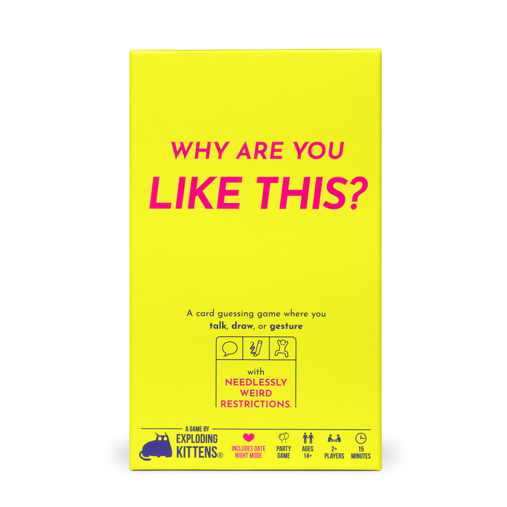 Exploding Kittens Why Are You Like This? 2+ Players Card Game — Date Night, Party & Family Fun