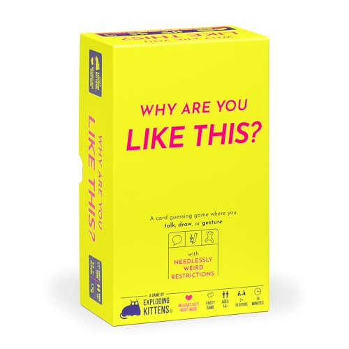 Exploding Kittens Why Are You Like This? 2+ Players Card Game — Date Night, Party & Family Fun