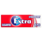 Extra Strawberry Chewing Gum Sugar Free 10 Pieces (Box of 30)