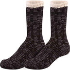 Sock Stack Extra Warm Men's Thermal Chunky Slipper Socks With Non Slip Grips Sherpa