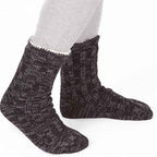 Sock Stack Extra Warm Men's Thermal Chunky Slipper Socks With Non Slip Grips Sherpa