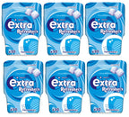 6 x Extra Refreshers Peppermint Sf Chewing Gum 30 Piece