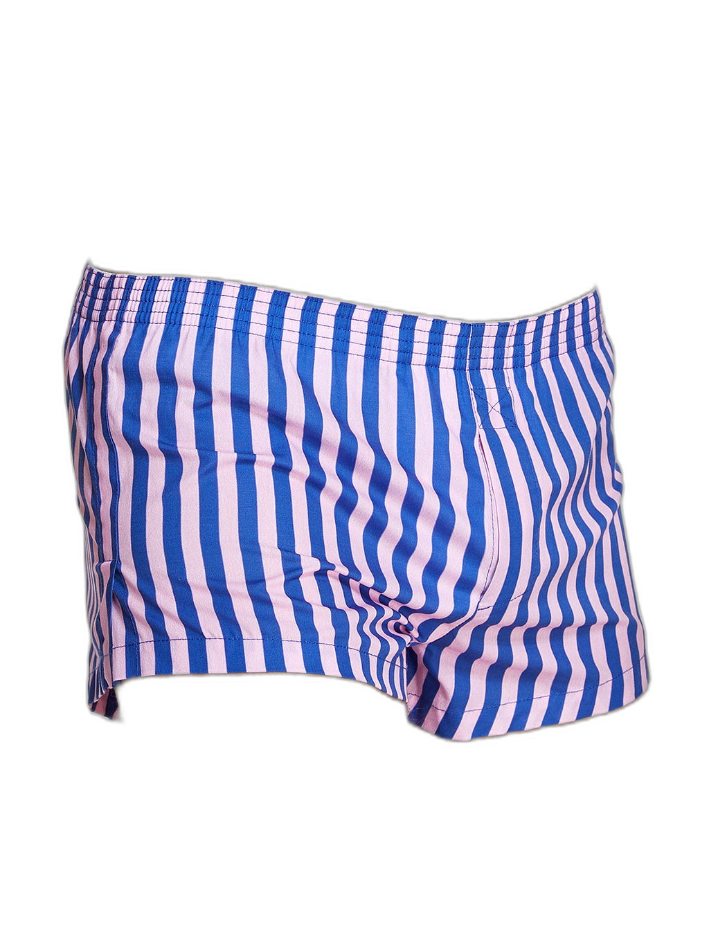 Men's Color Stripes Boxers With Fly