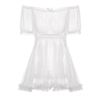 Chiffon Short Skirt Plus-size Sexy Nightwear For Women
