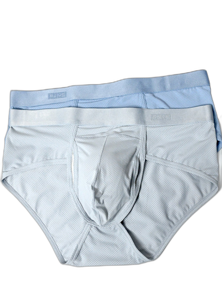 4 Pack Men's Large Pouch Separation Ice Silk Briefs