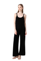Women's Plush Two-piece Jumpsuit, Short-sleeved Bandeau Top, Wide-leg Pants, Eye-catching Outfit