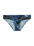 2 Pack Men's Classic Camo Mesh U-Shaped Pouch Breathable Briefs