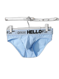 Men's Cotton Ribbed Breathable Briefs with 3D Pouch