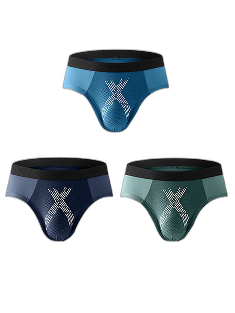 3 Pack Men’s Modal Graphene Breathable Briefs