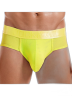 Men's Solid Color Mesh Breathable Sports Fitness Briefs