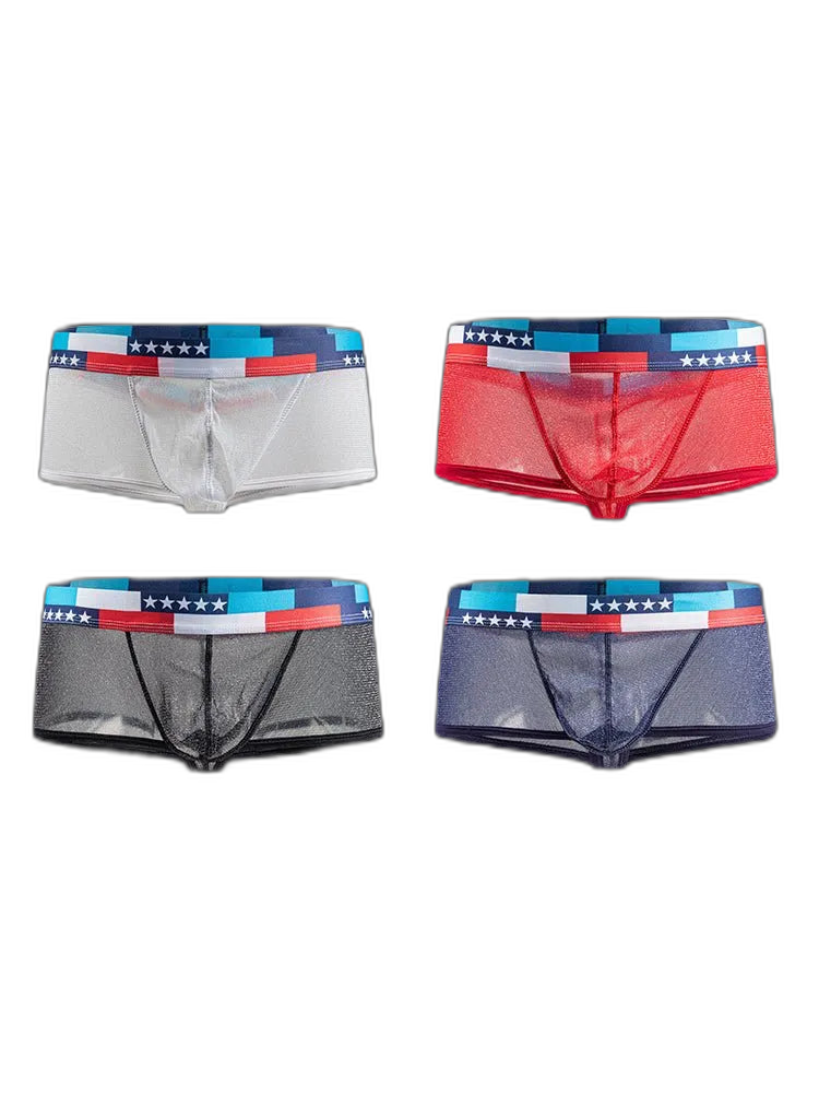 4-pack Low-rise Micro-mesh Boxer Briefs