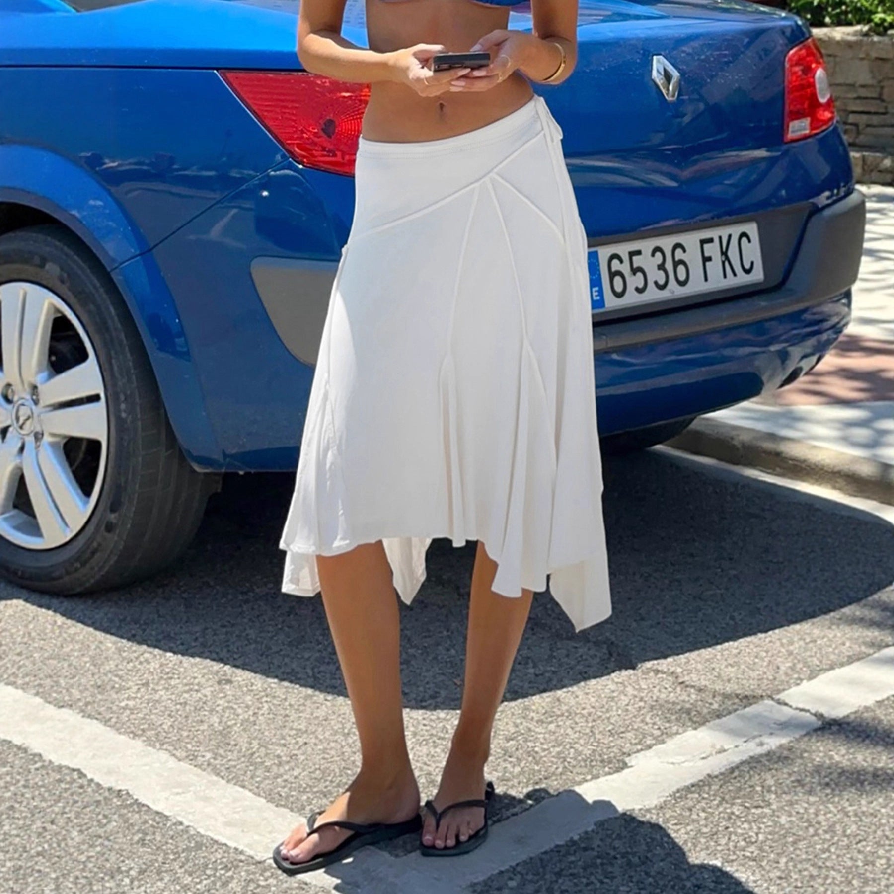 Sweet And Elegant Midi Skirt