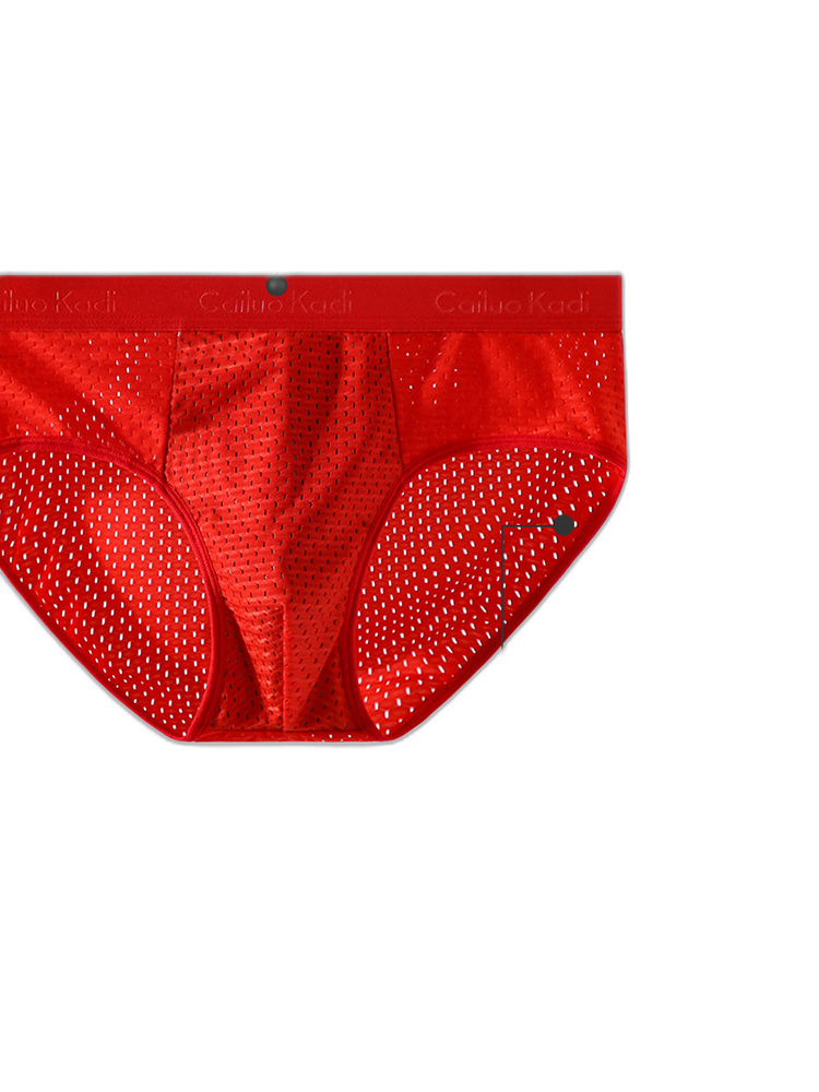 4 Pack Breathable Ice Silk Antibacterial Men's Briefs