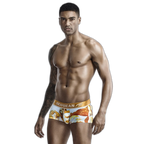 SEOBEAN Luxe Print Silk Low-Waist Boxers