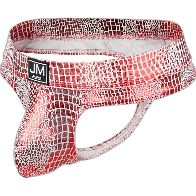 Jockmail Snakeskin Thong