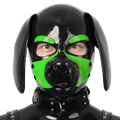 Furrjoi Silicone Beagle Hood Lime Green