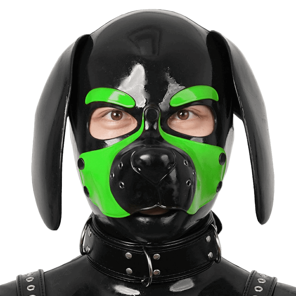 Furrjoi Silicone Beagle Hood Lime Green