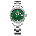 Fashion Girl Quartz Watch Diamond-encrusted Multifunctional Waterproof Luminous