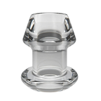 Crystal -  Clear Hollow Butt Plug - 5 Sizes