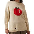 Women's Round Neck Sweater Loose-fitting Long Sleeve Sweater
