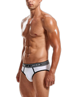 Men’s Spliced Color Pouch Briefs